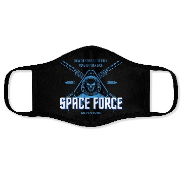 Discover Space Cowboy Face Masks