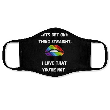 Discover lesbian lgbtq pride valentine day 202 valentines Face Masks