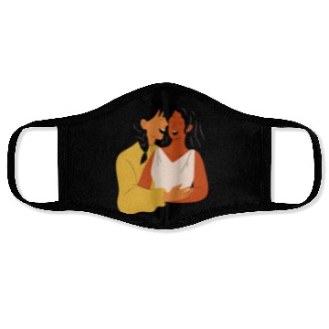 Discover lesbian lgbtq pride valentine day 202 valentines Face Masks