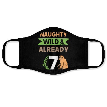 Discover Gift 7 years birthday girl boy Ape Monkey Face Masks