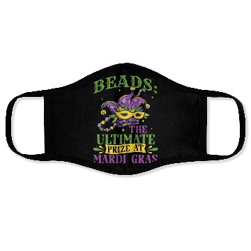 Discover Mardi Gras - Beads The Ultimate Prize Face Masks