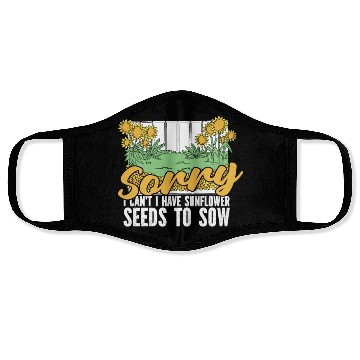 Discover Sunflower Gardening Beautiful Face Masks