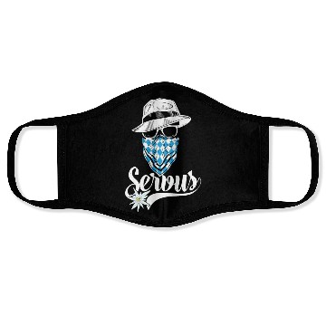 Discover Bavarian Outlaw - Servus Bavaria Face Masks