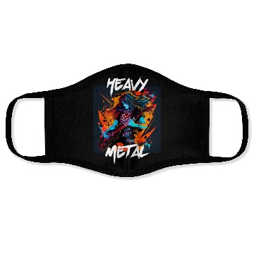 Discover Graffiti Style - Heavy Metal 6 Face Masks