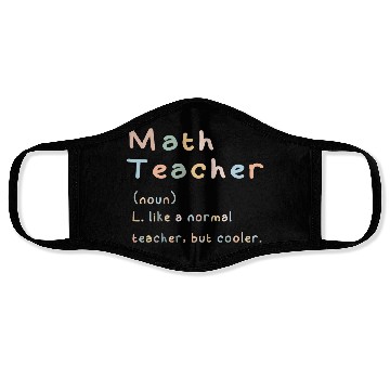 Discover Funny Math Face Masks Math Face Masks Math Teacher Face Masks