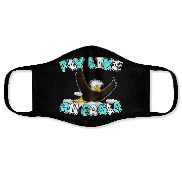 Discover Fly Like An Eagle Face Masks