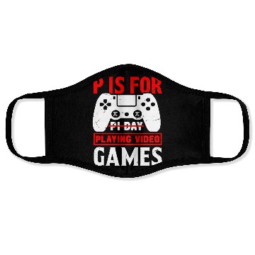 Discover Funny Pi Day Face Masks Math Pi Day 3 14 Video Games