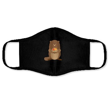 Discover Groundhog Day cute print Face Masks