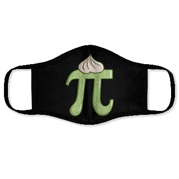 Discover Key Lime Pi - Funny Pi Day Math Teacher Face Masks