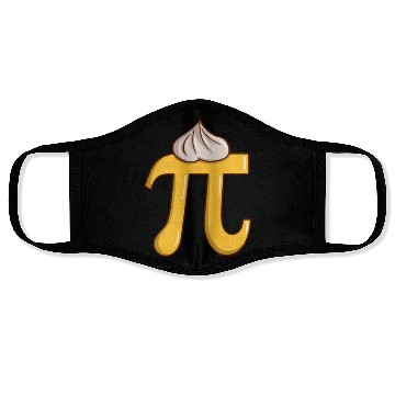 Discover Lemon Meringue Pi - Funny Pi Day Math Teacher Face Masks
