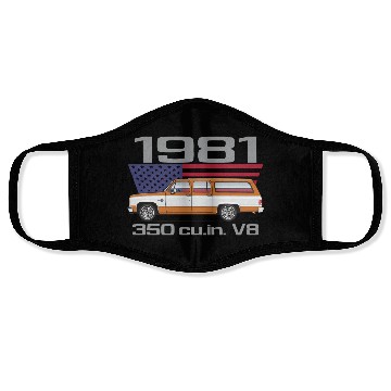 Discover 1981 Burnt Orange Face Masks