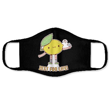 Discover Cute Lemon and Bird Zest For Life Face Masks