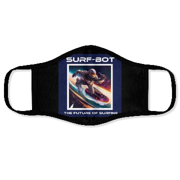 Discover Robot Silver Surfer Face Masks