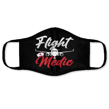 Discover Flight Medic Job Nurse Team Face Masks
