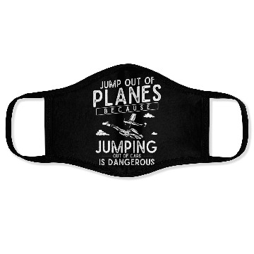 Discover Skydiving, Skydiver , Sky diver Face Masks