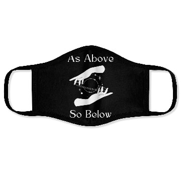 Discover As Above So Below Face Masks
