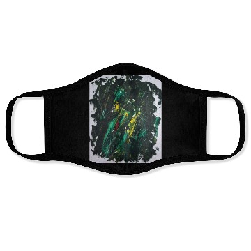 Discover Abstract Design - Go Green Artwork Face Masks