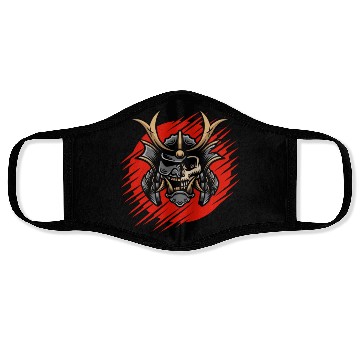 Discover Bushido kabuki samurai japan graphic devil mask Face Masks