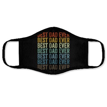 Discover Best Dad Ever Guitarist Dad Guitar Player Face Masks