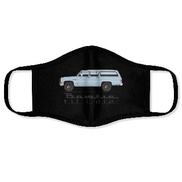 Discover bowtie Light Blue Face Masks