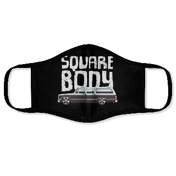 Discover square body Frost White Face Masks