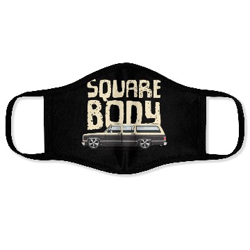 Discover square body Santa Fe Tan Face Masks