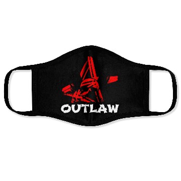 Discover Skull - Bad Ass - Outlaw Face Masks