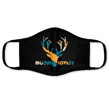 Discover moose lovers Face Masks
