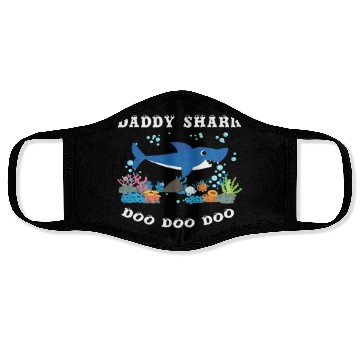 Discover Shark Daddy - Father's Day Gift Face Masks