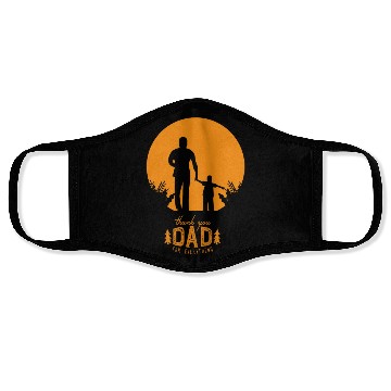 Discover Dad Thank You Face Masks