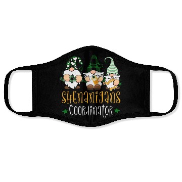 Discover Shenanigans Coordinator Funny St Patricks Day Face Masks
