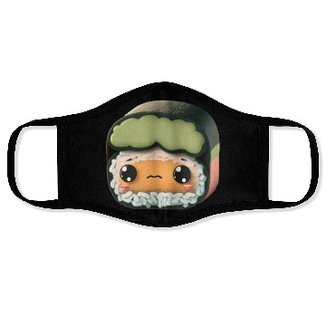 Discover Cute Realistic Sushi Roll Face Masks