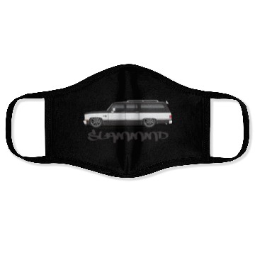 Discover slammmd Midnight Black Face Masks