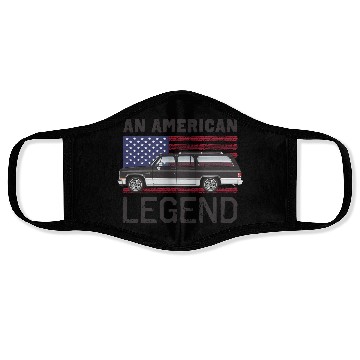 Discover legend Midnight Black Face Masks