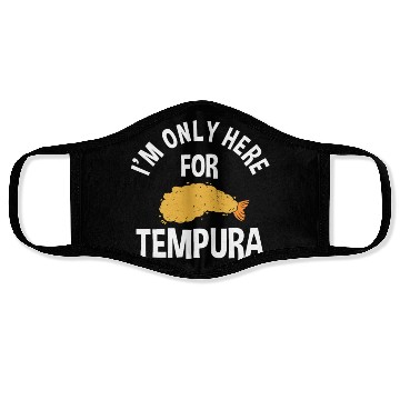 Discover Funny Tempura Shrimp Face Masks