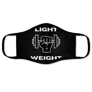 Discover Light Weight Typography Gym Face Masks