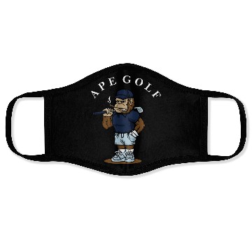 Discover Ape Golf Streetwear Face Masks