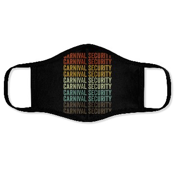 Discover Carnival Security Circus Staff Circus Lover Circus Face Masks