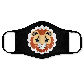 Discover Royal Cartoon Lion - King of the Jungle 19 Face Masks