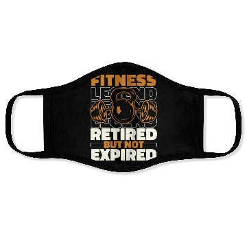 Discover Fitness Workout Gym Retired Face Masks