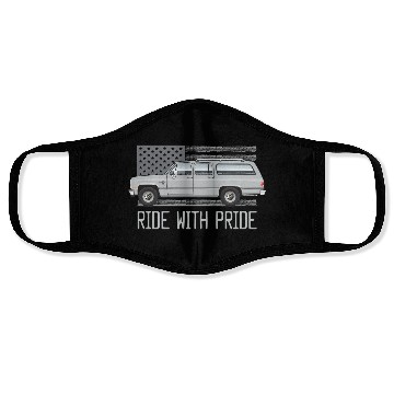 Discover ride Light Silver Face Masks