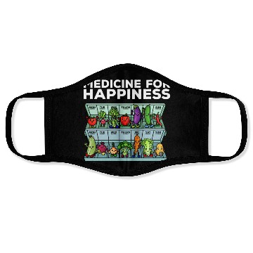 Discover Medicine For Happiness Vegetable Dose Daily Face Masks
