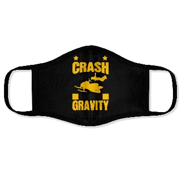 Discover I Don't Crash Snowmobile Motor Sled Snowmobiler Face Masks