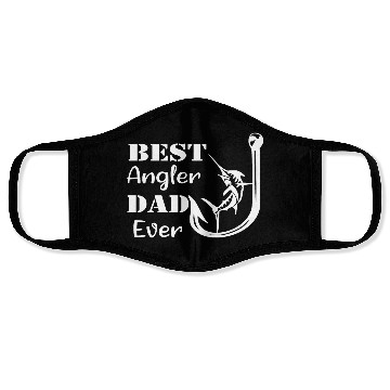 Discover Best Angler Dad Ever Face Masks