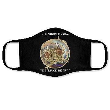 Discover Atheist Atheism Flying Spaghetti Pastafarianism Face Masks