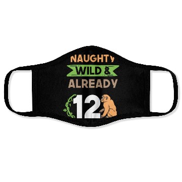 Discover Gift 12 years birthday girl boy Ape Monkey Face Masks