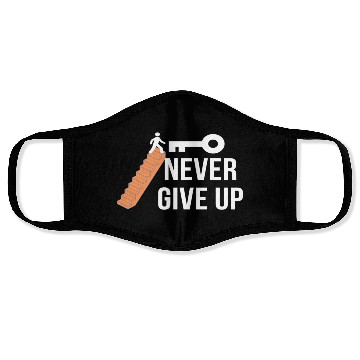 Discover NEVER GIVE UP Face Masks