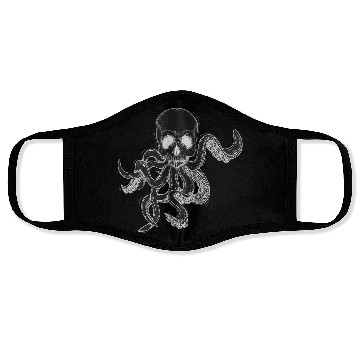 Discover Human Skull With Tentacles Face Masks