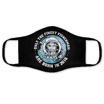 Discover Sailors Sailboats Vintage 2016 Birthday fun Face Masks