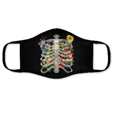 Discover Flower Skeleton Streetwear Face Masks